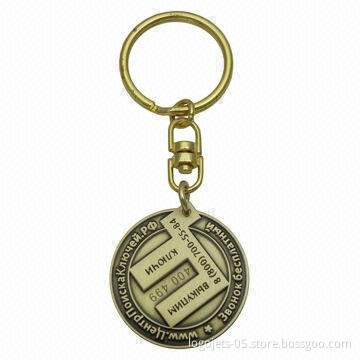 Metal Keychain, Available in Different Sizes, OEM Orders Welcomed